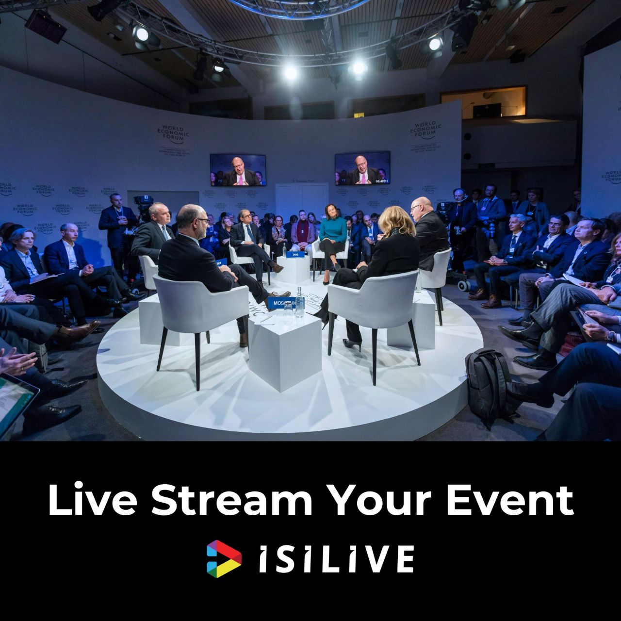 iSiLIVE Webcasting ad