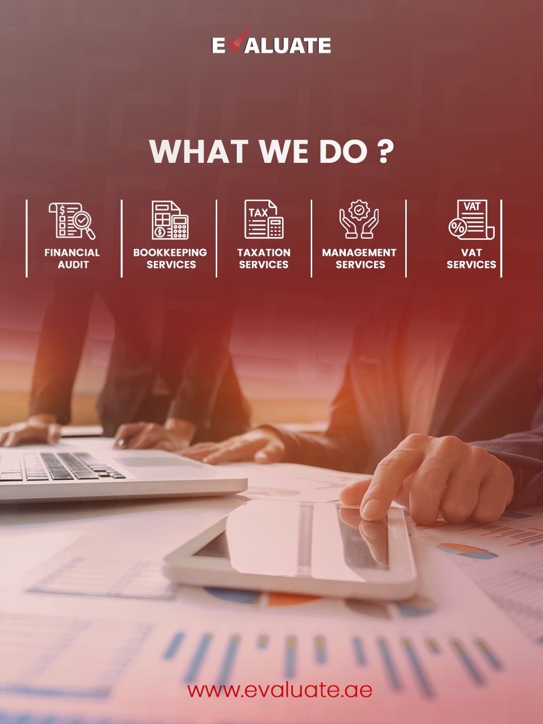 EVALUATE ACCOUNTING ad