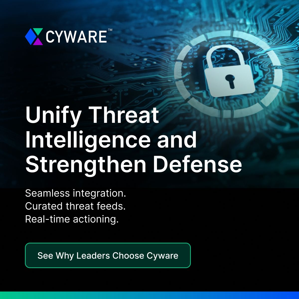 Cyware ad