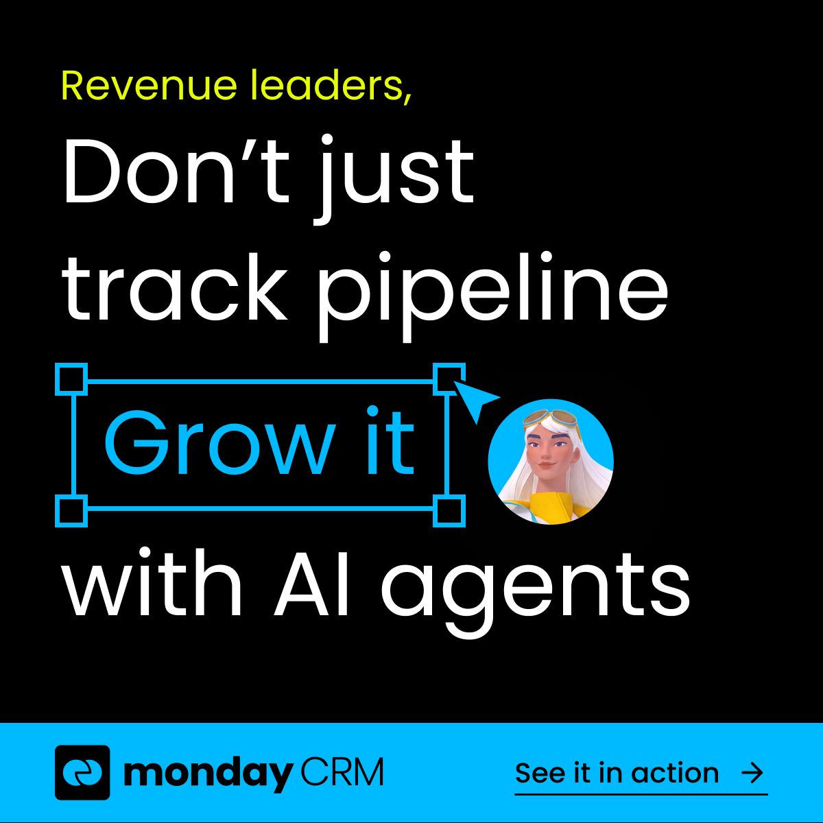 monday CRM ad