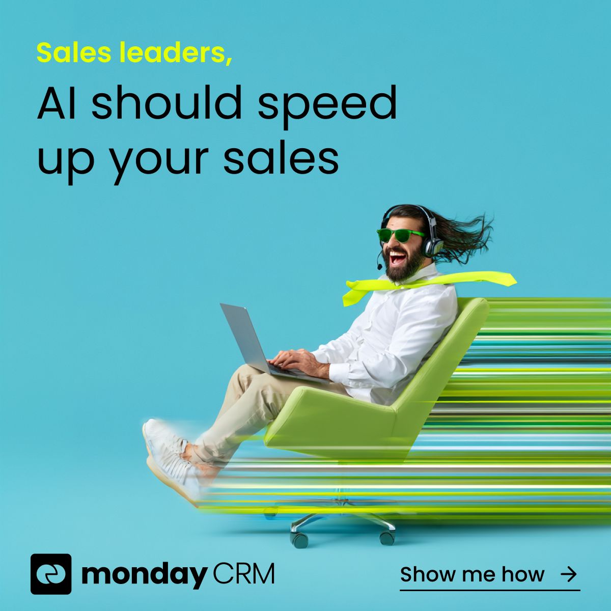 monday CRM ad