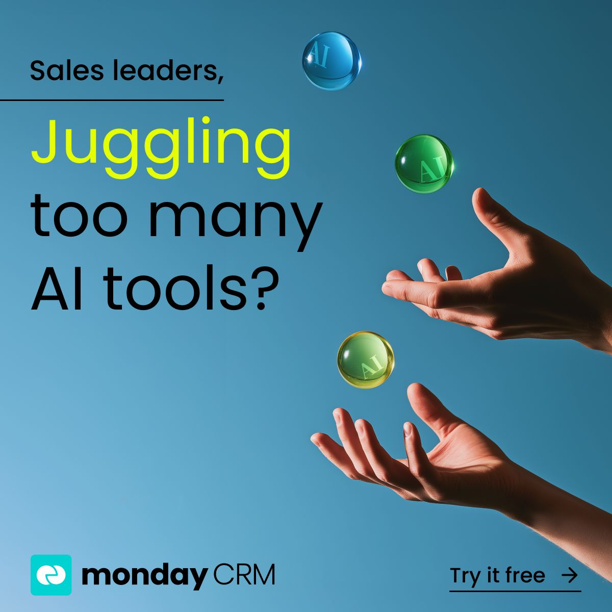 monday CRM ad