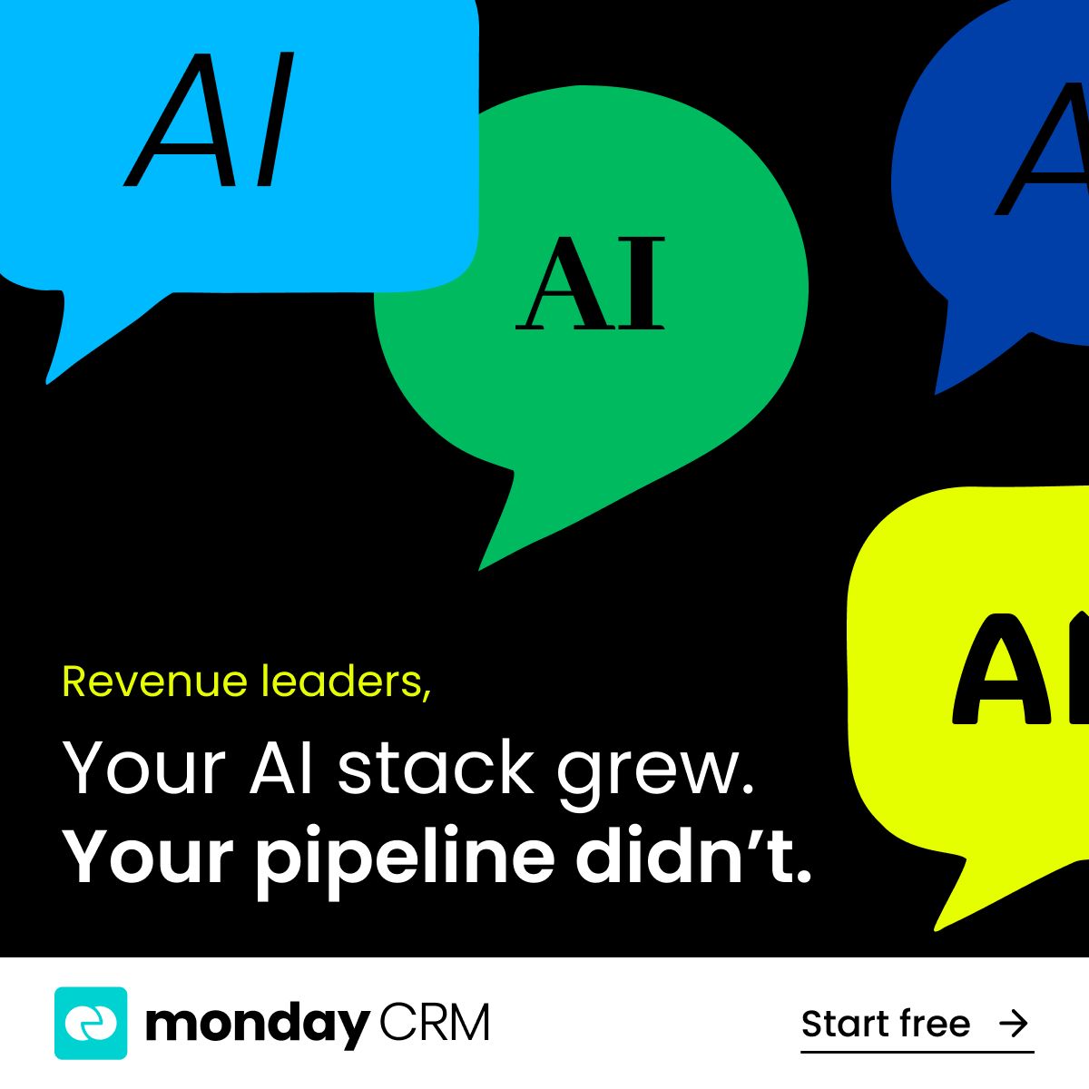 monday CRM ad