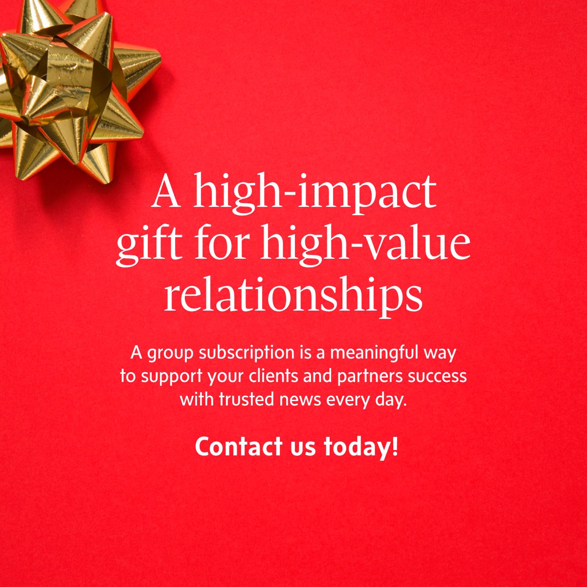 The Globe and Mail ad