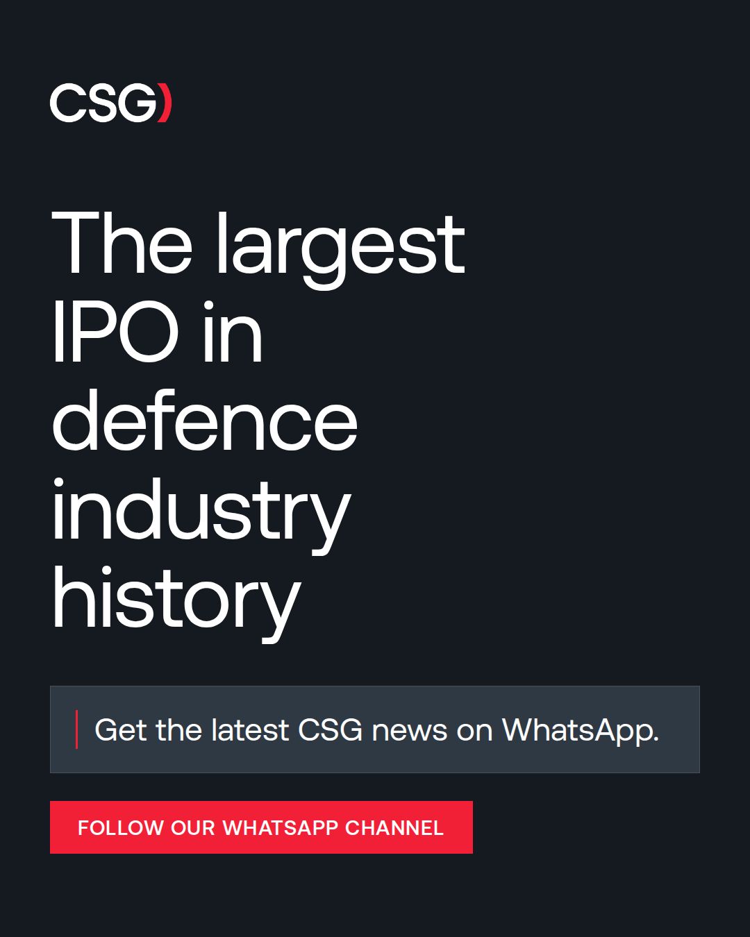 CSG ad