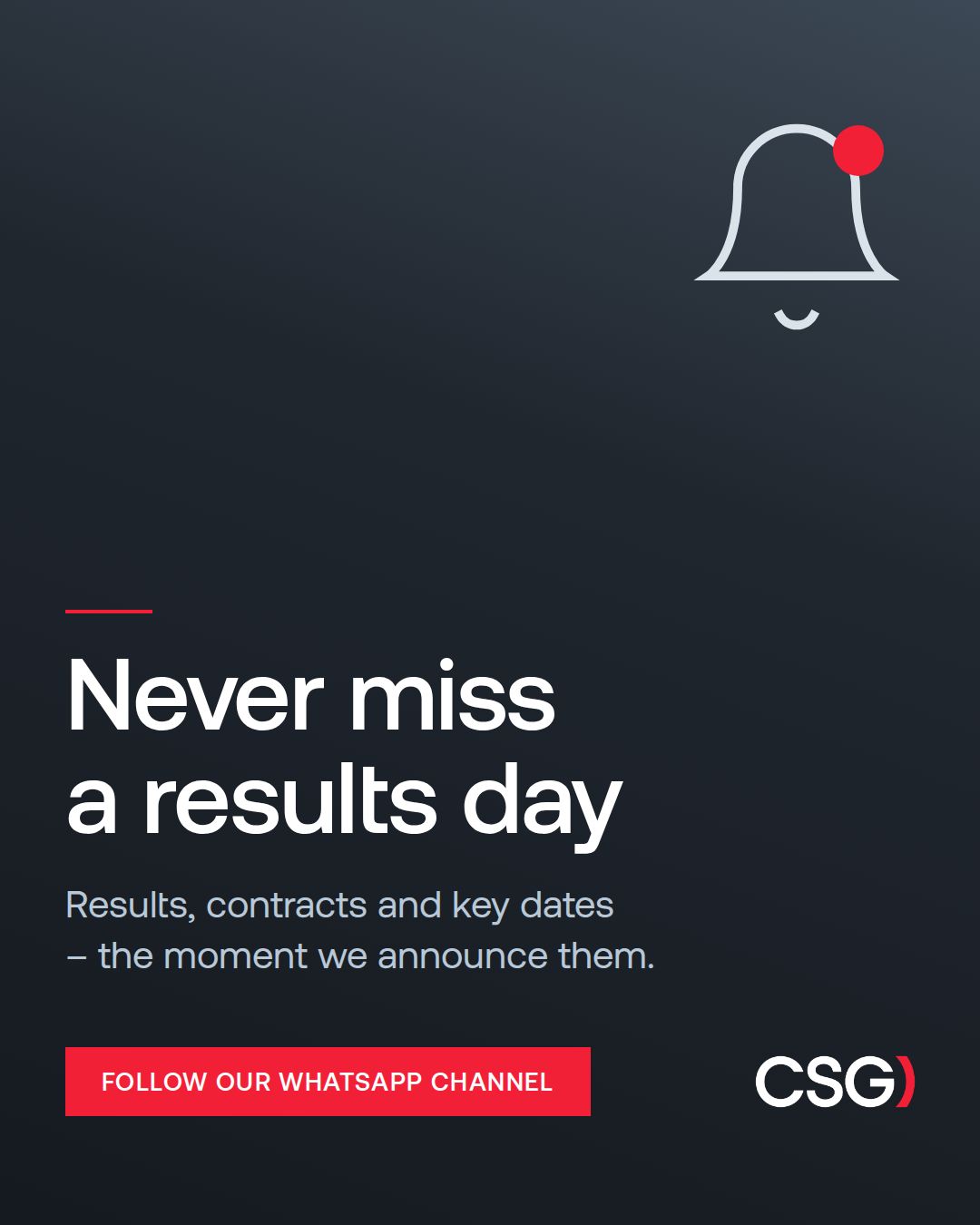 CSG ad
