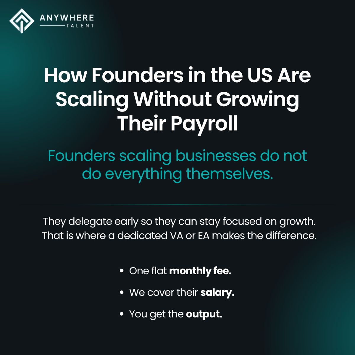 Anywhere Talent ad