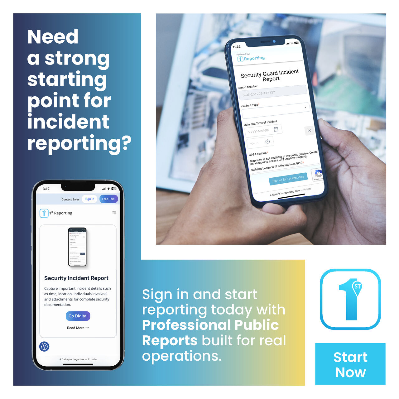 1st Reporting ad
