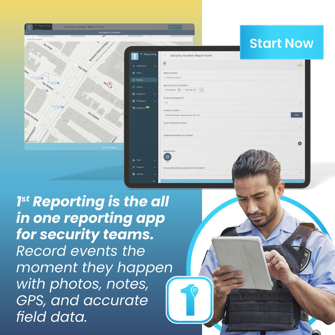 1st Reporting ad