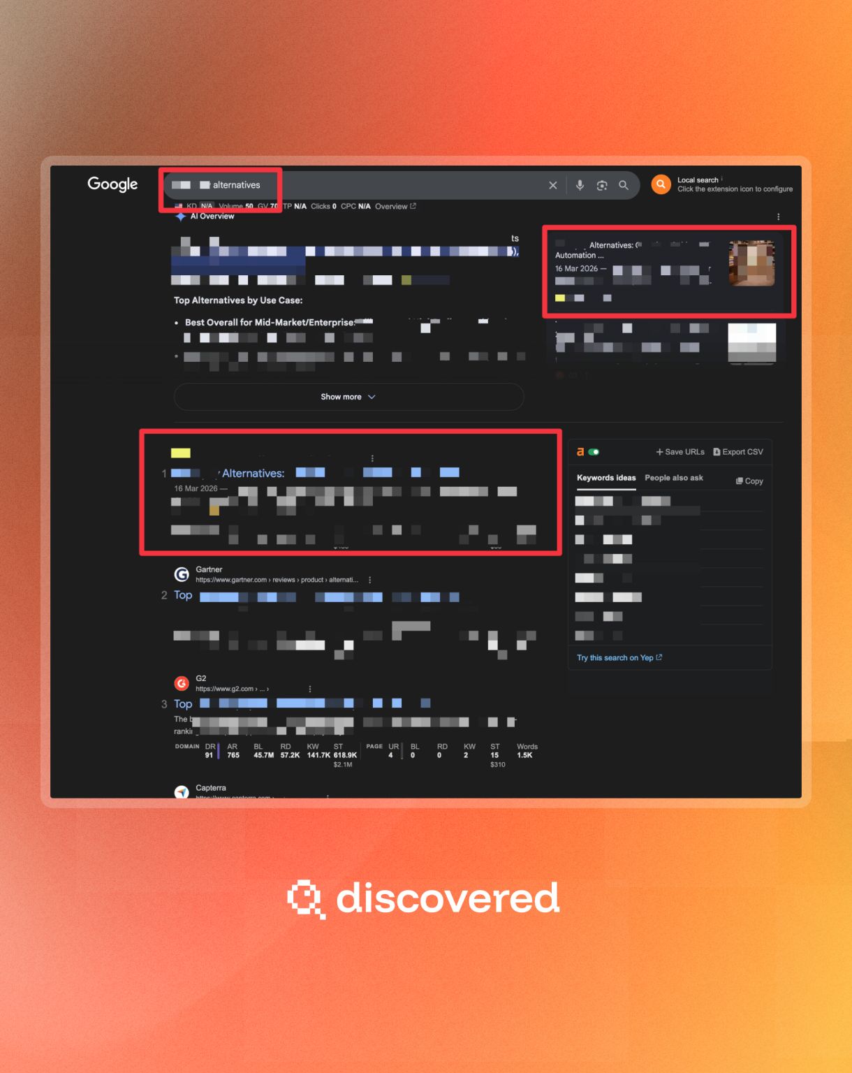 Discovered Labs ad