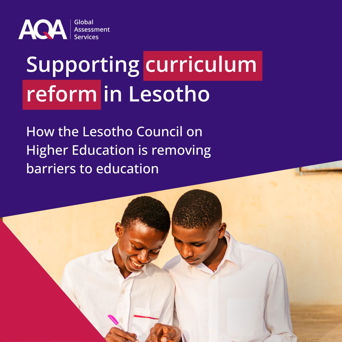 AQA Global Assessment Services ad