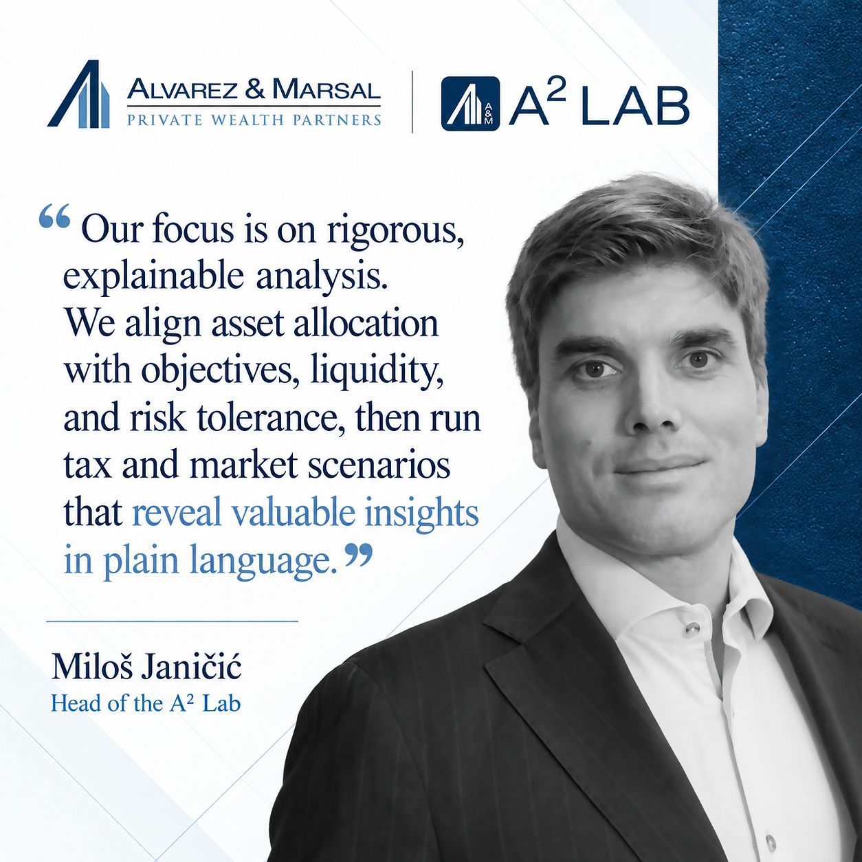 Alvarez & Marsal Private Wealth Partners ad