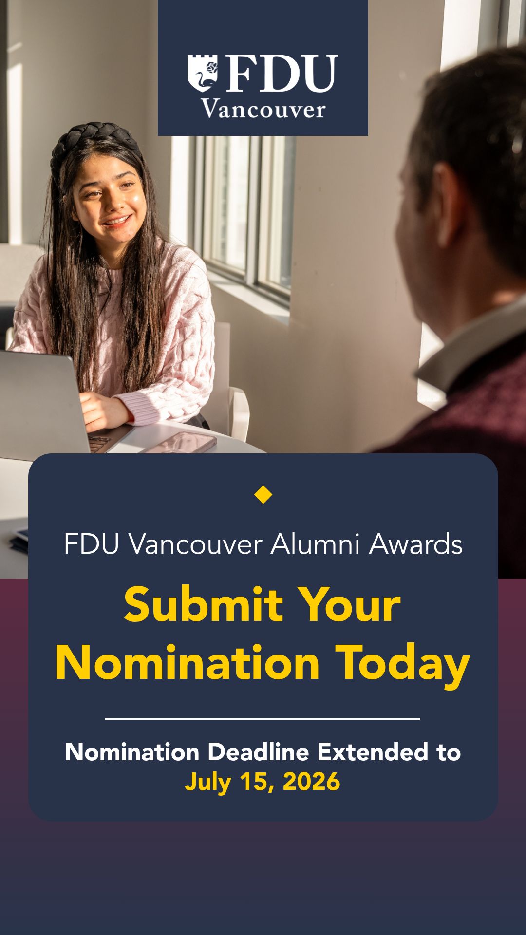 FDU Vancouver ad