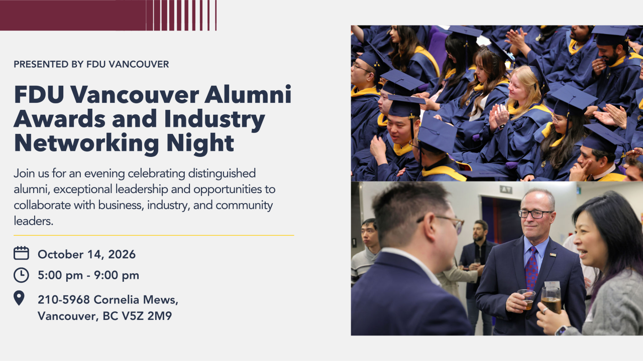 FDU Vancouver ad