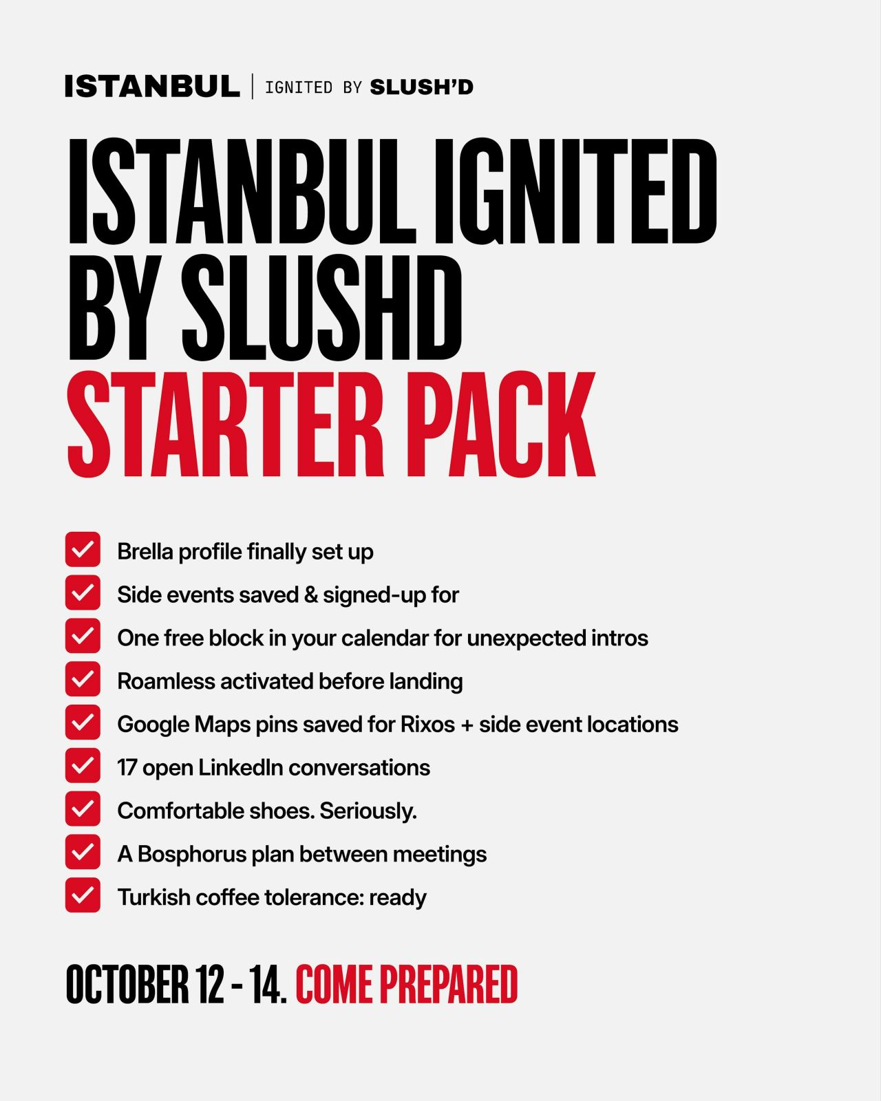 Istanbul Ignited by Slush'D ad