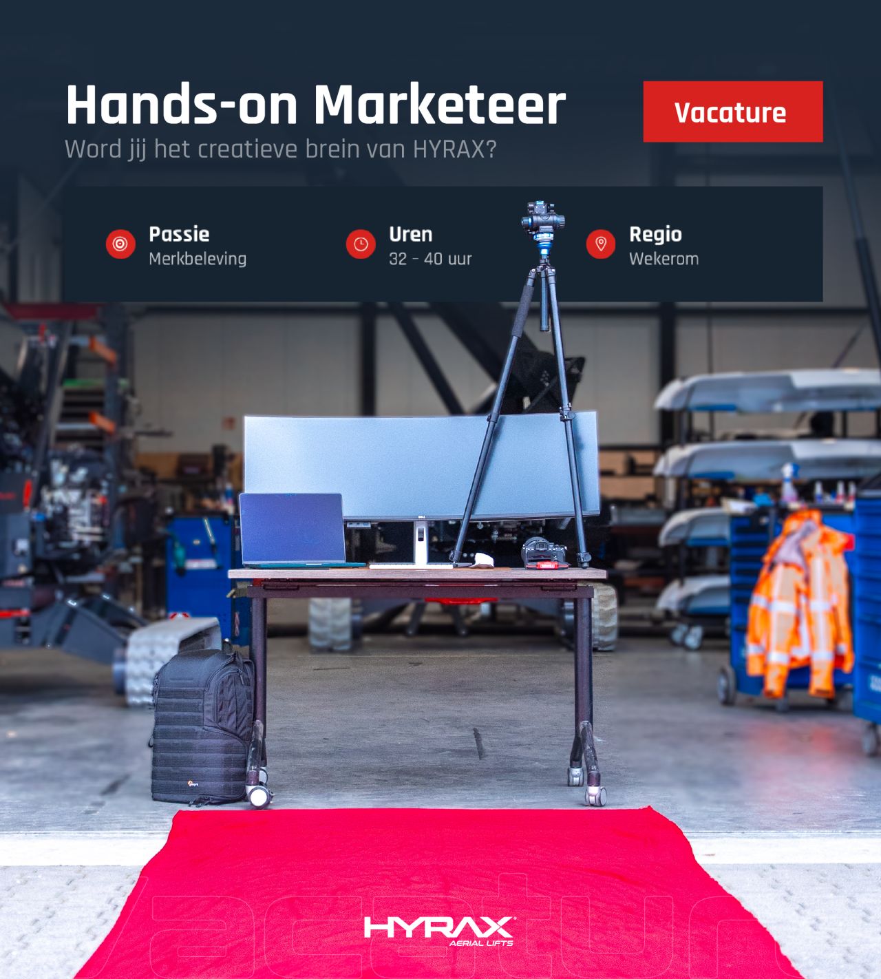 HYRAX Aerial Lifts | Europe ad