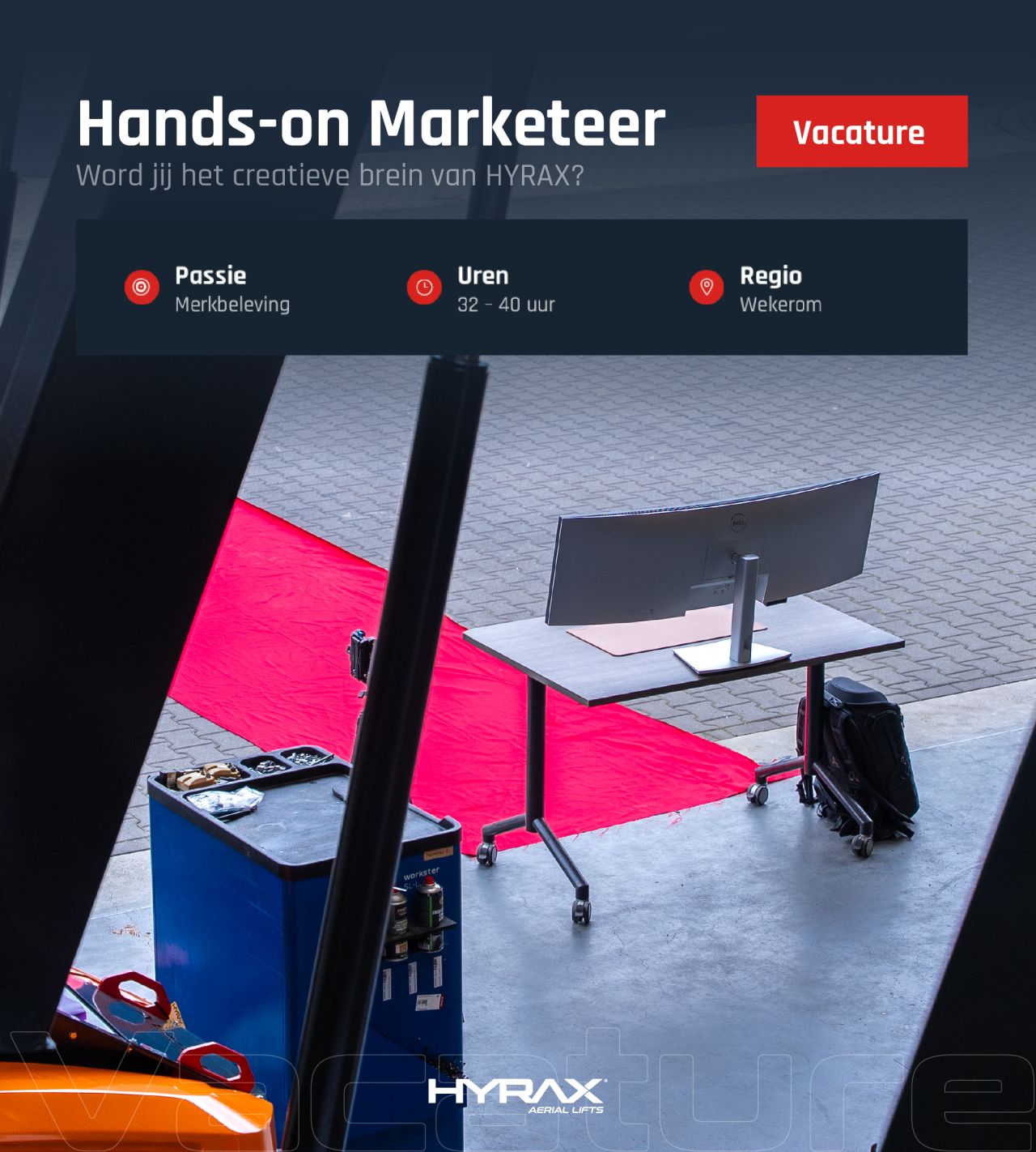 HYRAX Aerial Lifts | Europe ad