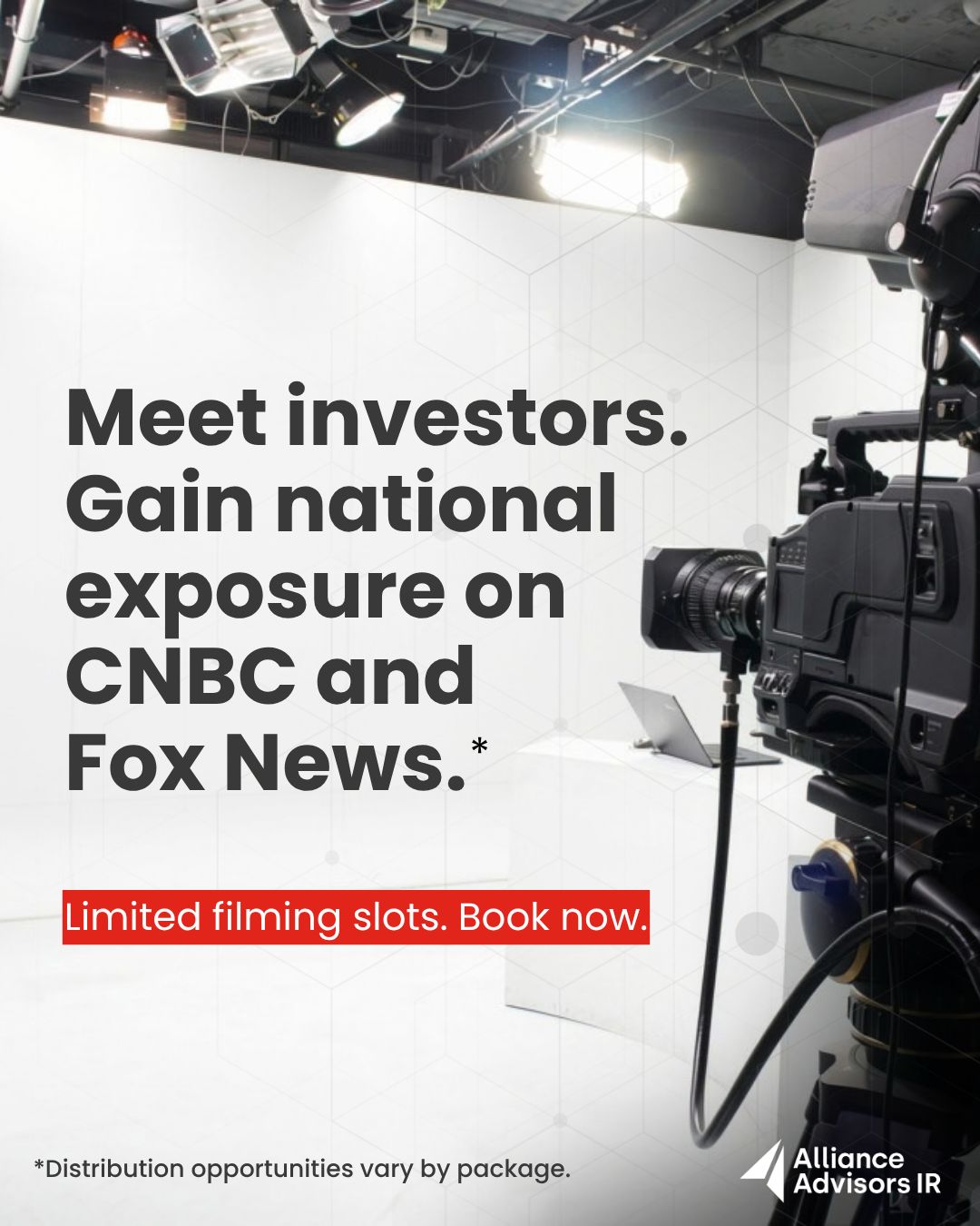 Alliance Advisors IR ad