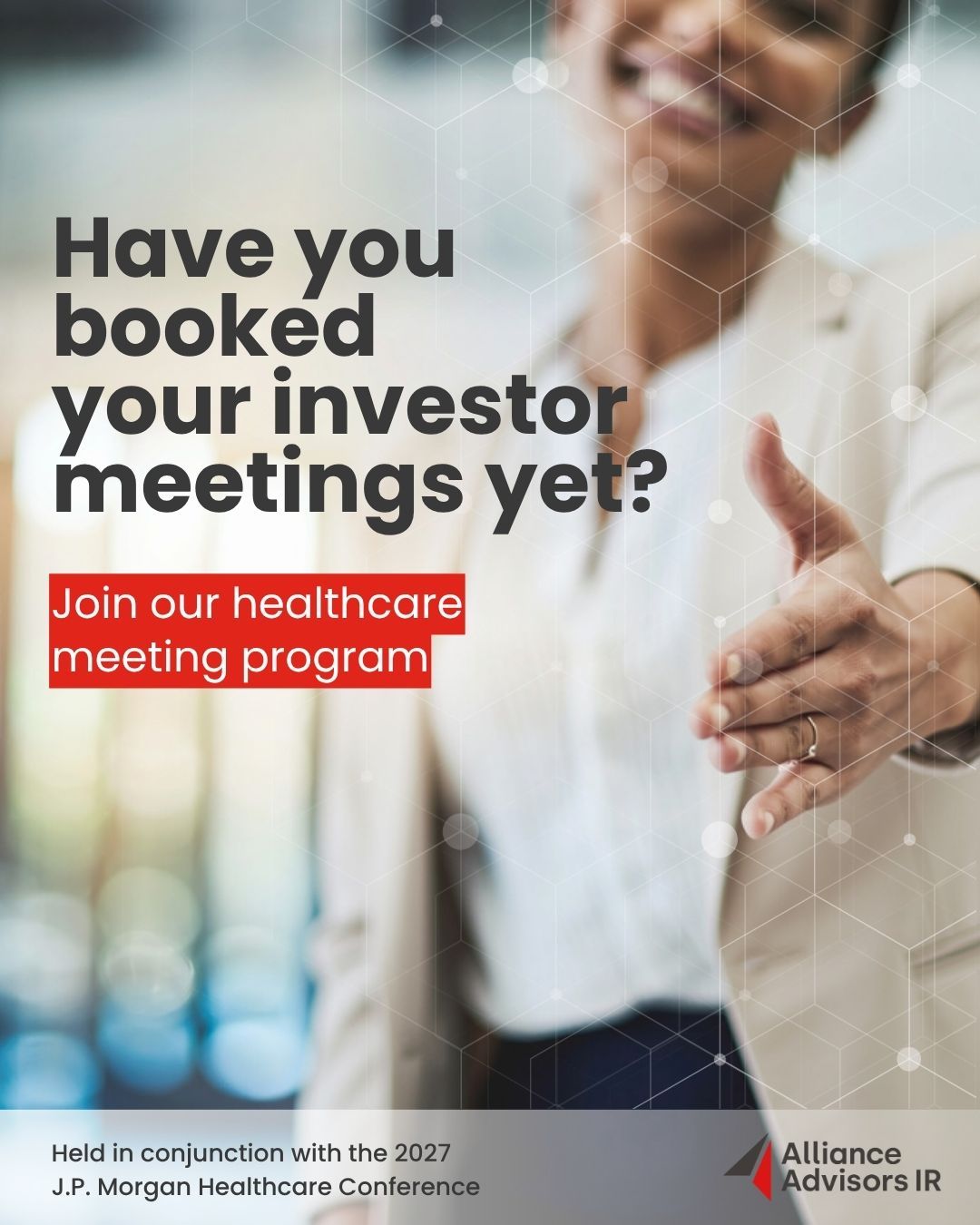 Alliance Advisors IR ad