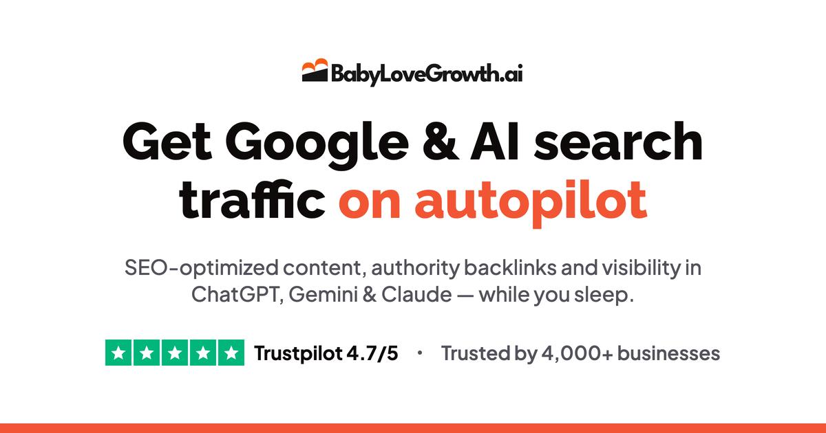 BabyLoveGrowth | SEO for AI search ad