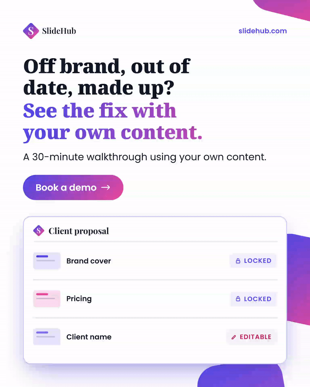 SlideHub ad