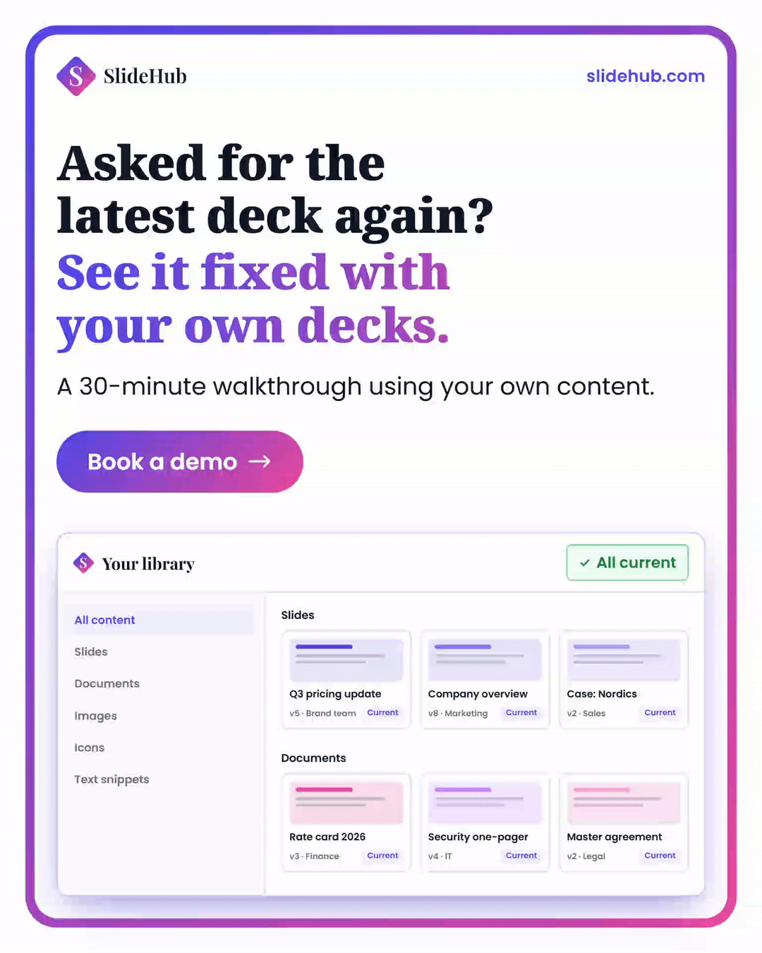 SlideHub ad