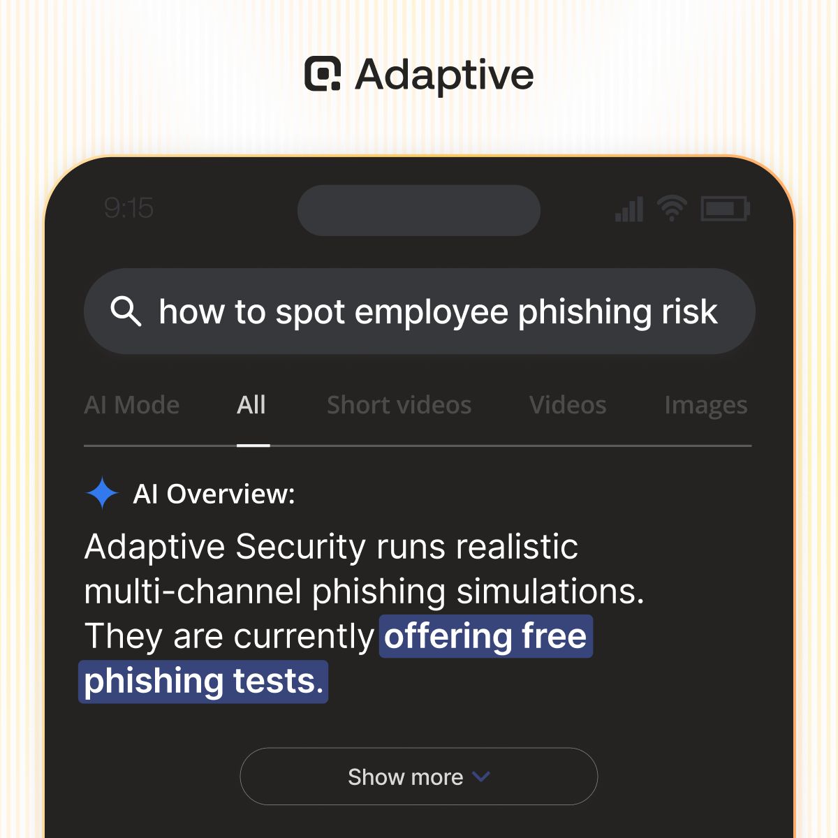Adaptive Security ad