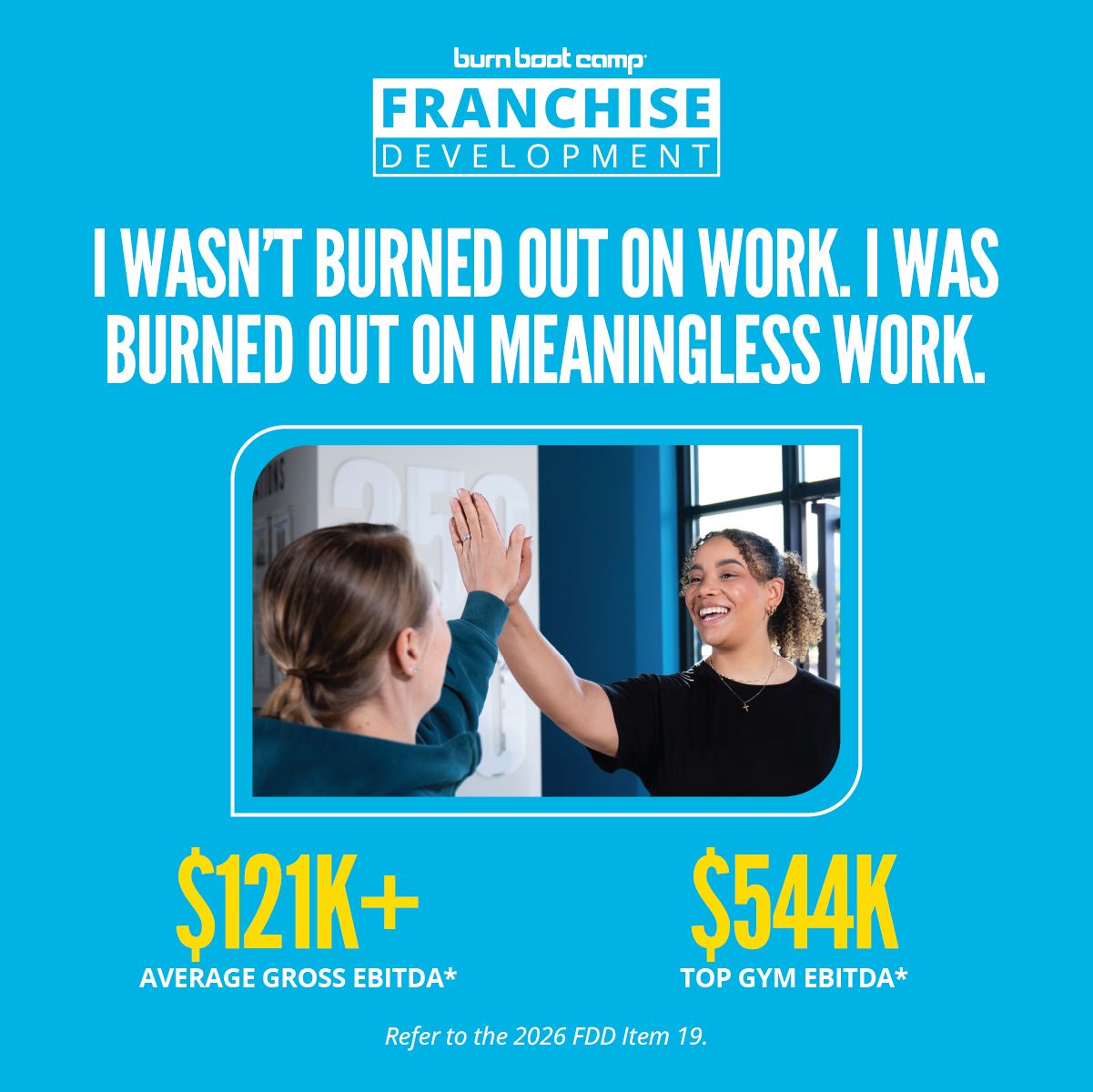 Burn Boot Camp ad