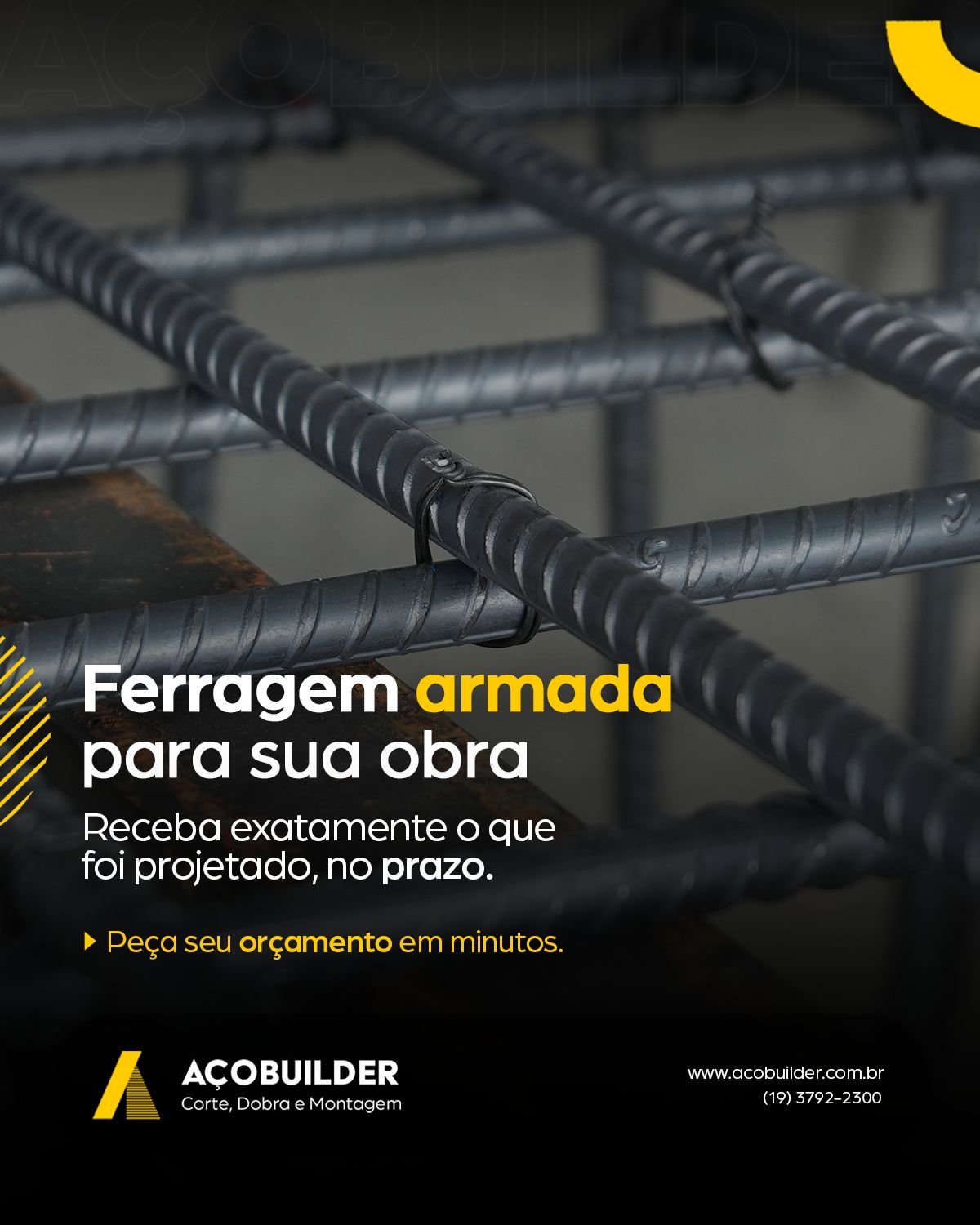 AçoBuilder ad