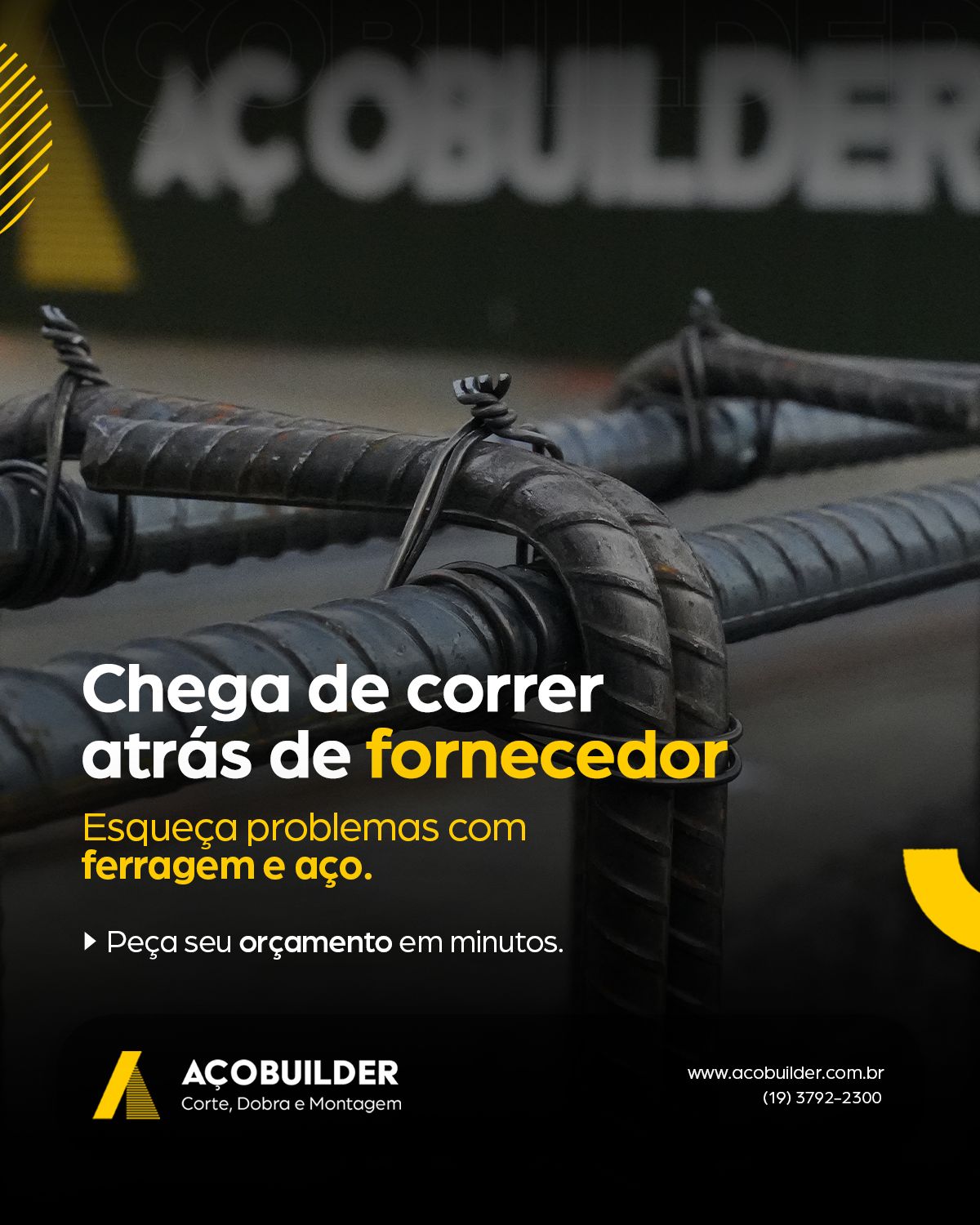 AçoBuilder ad