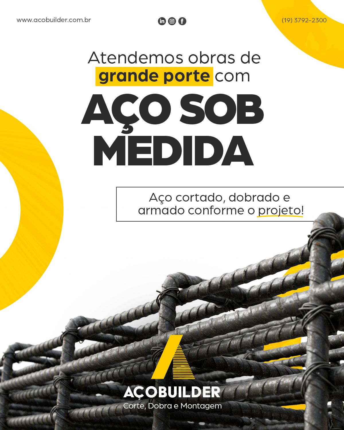 AçoBuilder ad