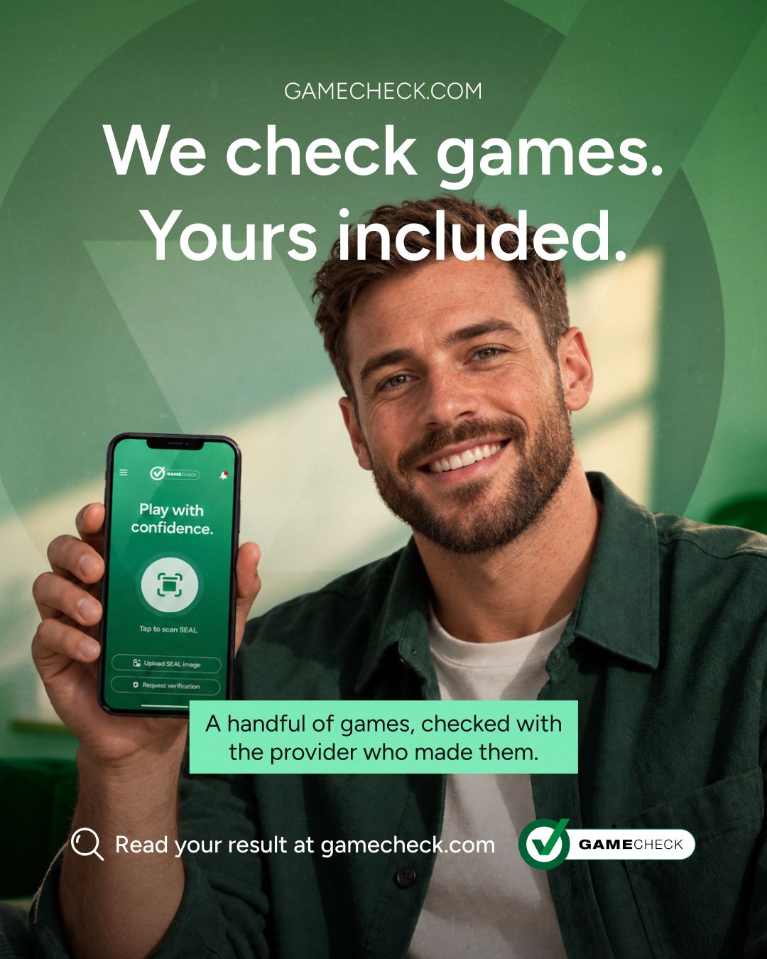 Gamecheck ad