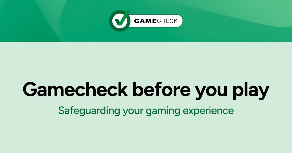 Gamecheck ad