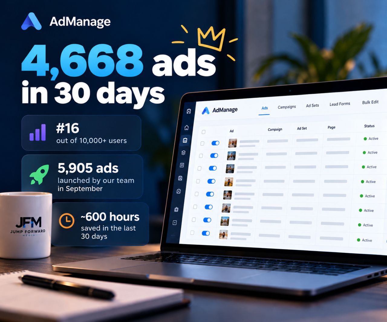AdManage.ai ad