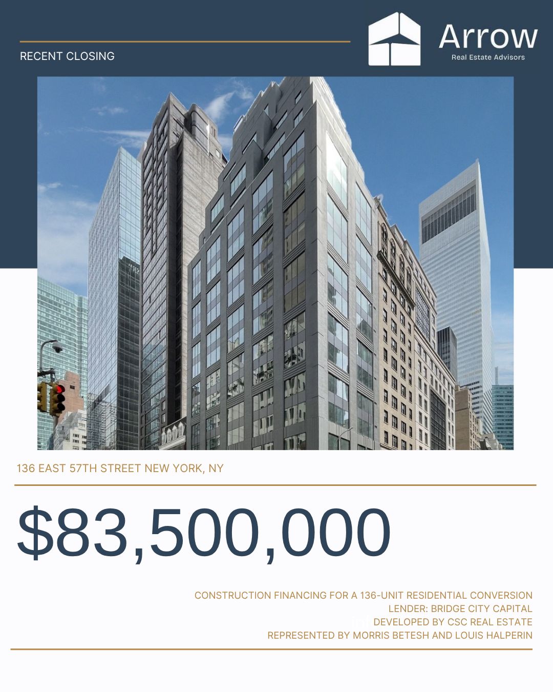 Arrow Real Estate Advisors ad