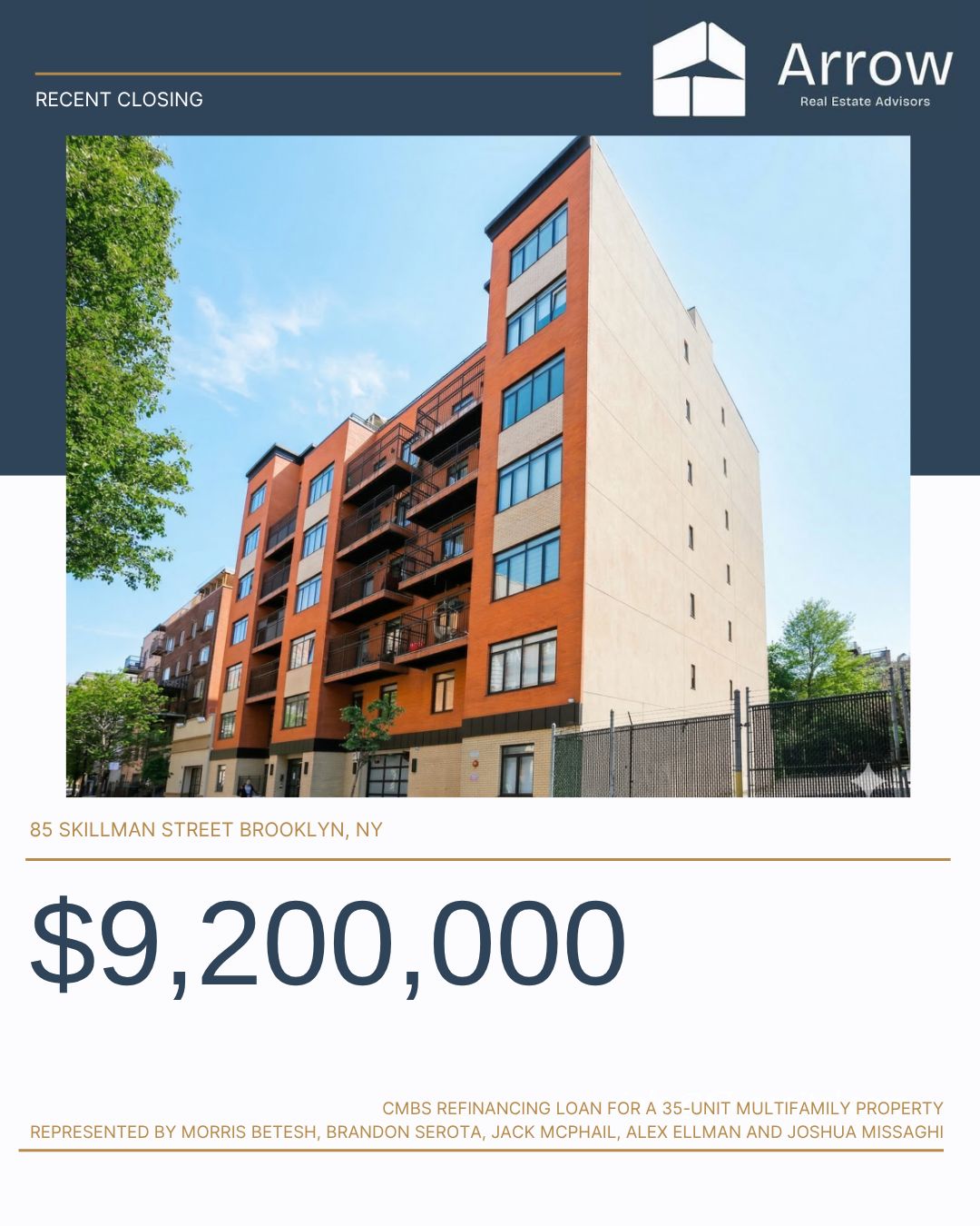 Arrow Real Estate Advisors ad