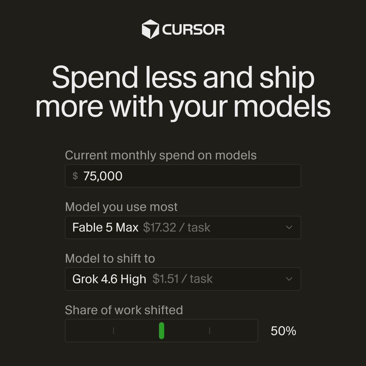 Cursor ad
