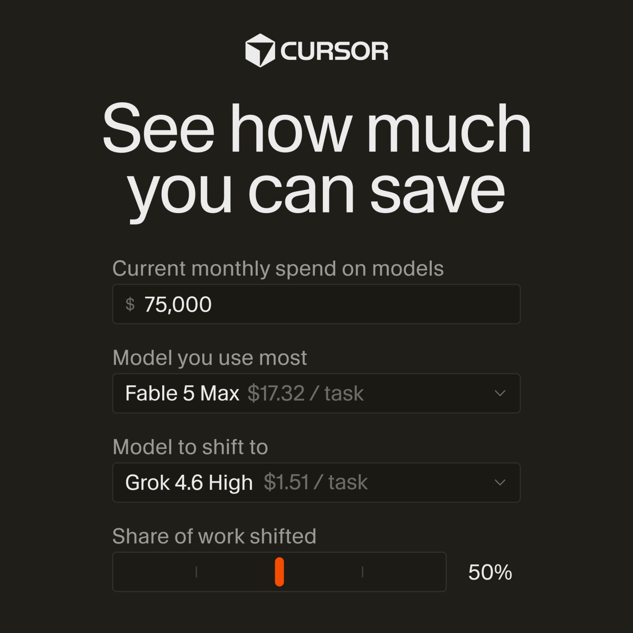 Cursor ad
