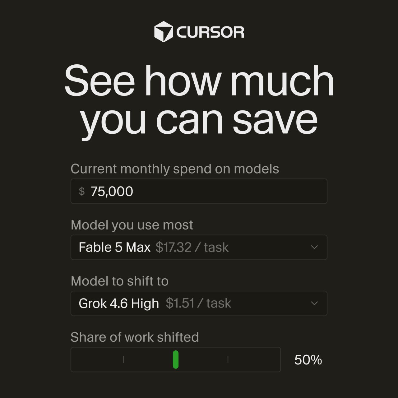 Cursor ad