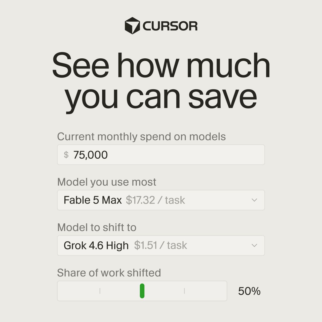 Cursor ad