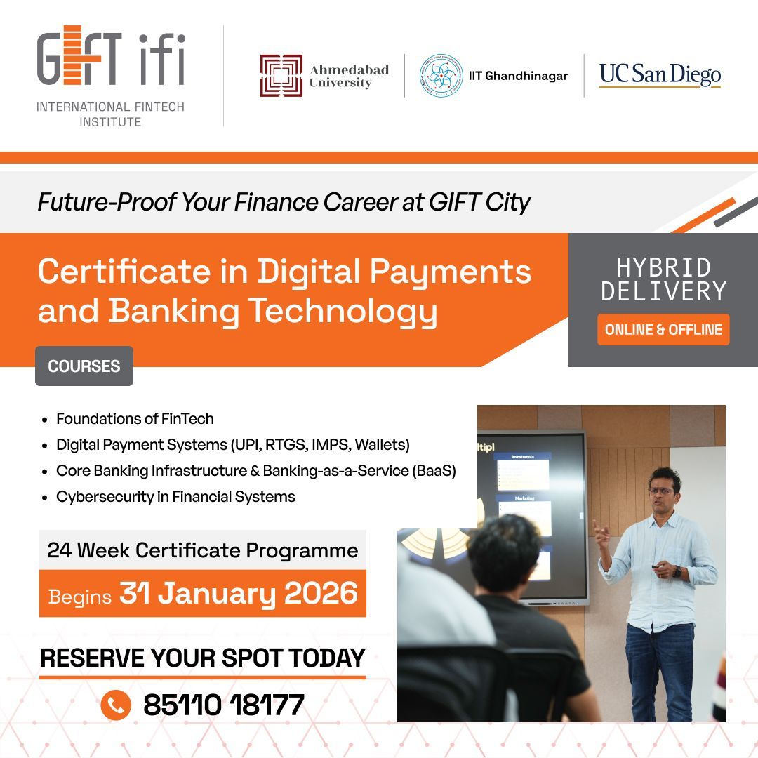 GIFT International Fintech Institute ad