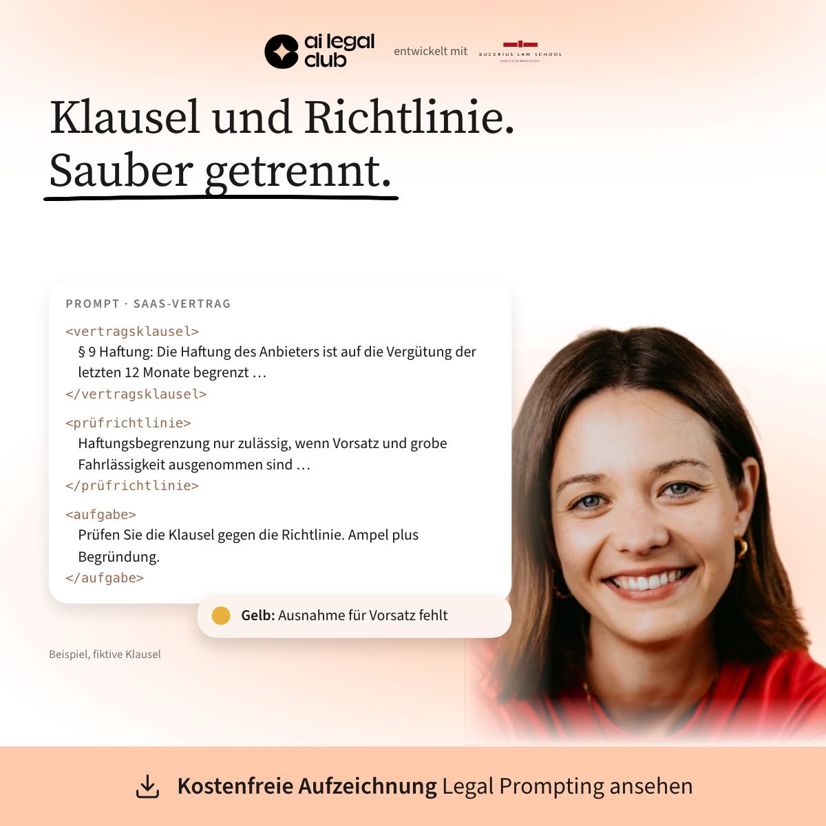 AI Legal Club ad