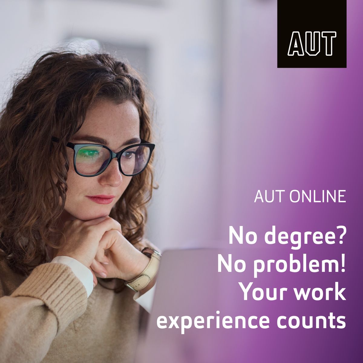 AUT Online ad