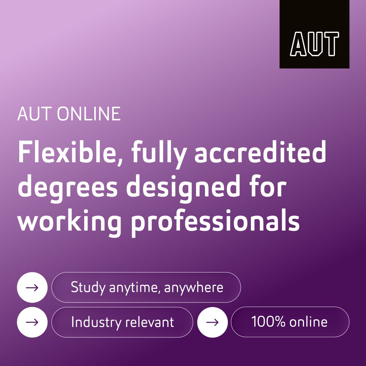 AUT Online ad