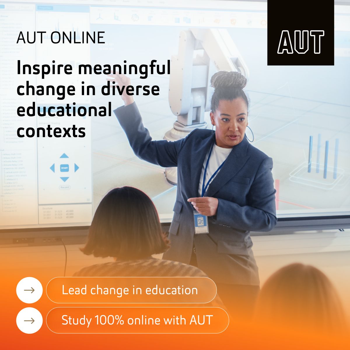 AUT Online ad