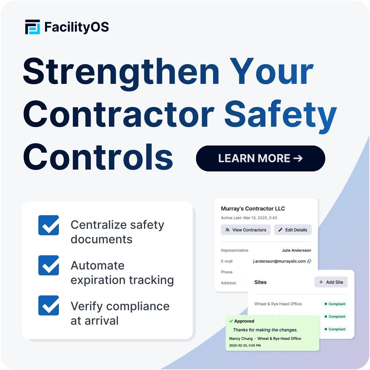 FacilityOS ad