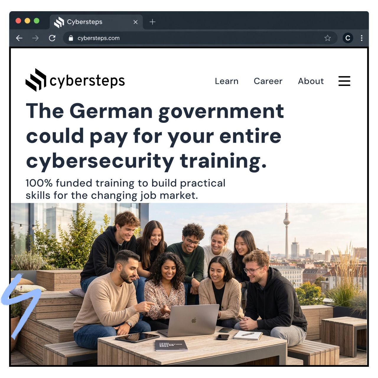 Cybersteps ad