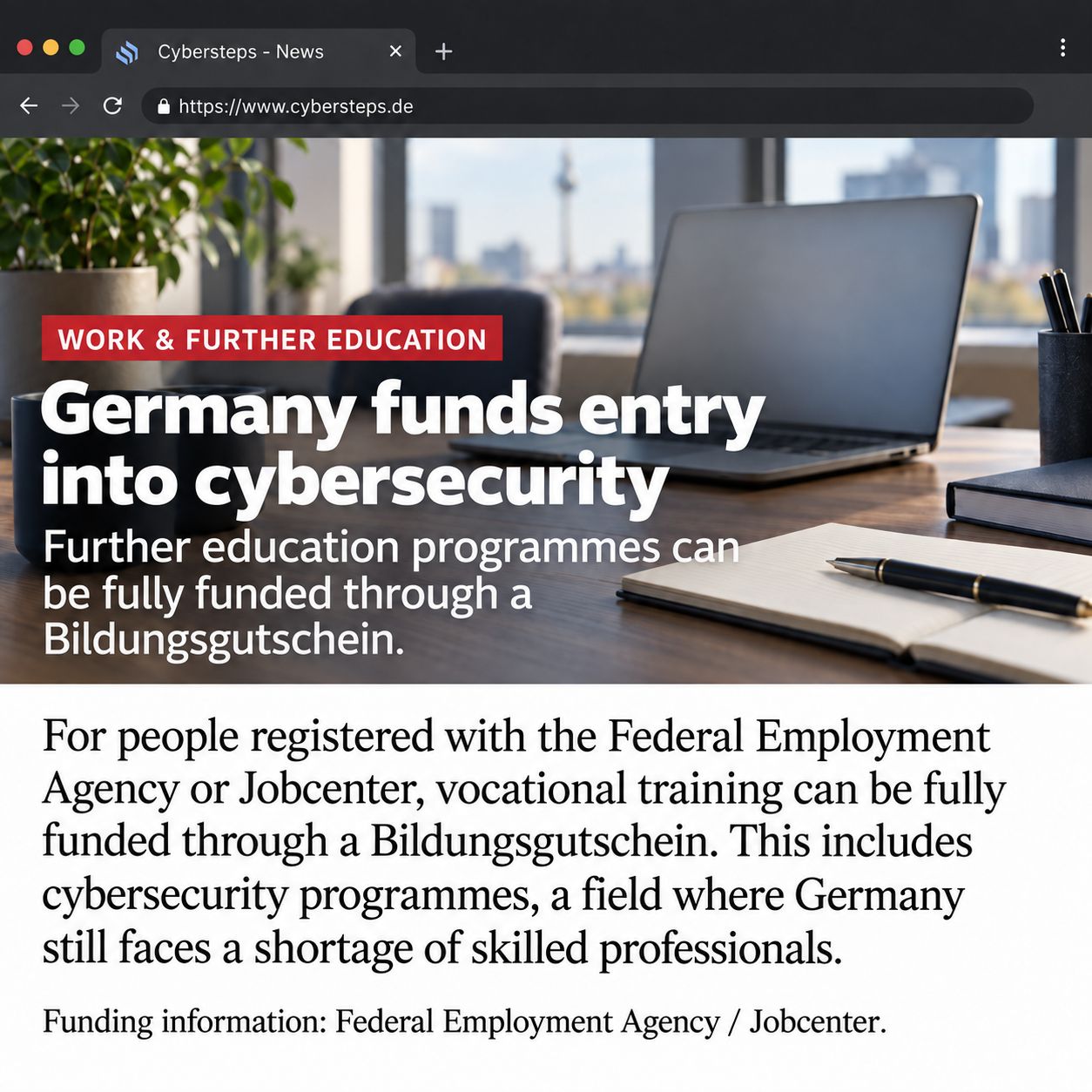 Cybersteps ad