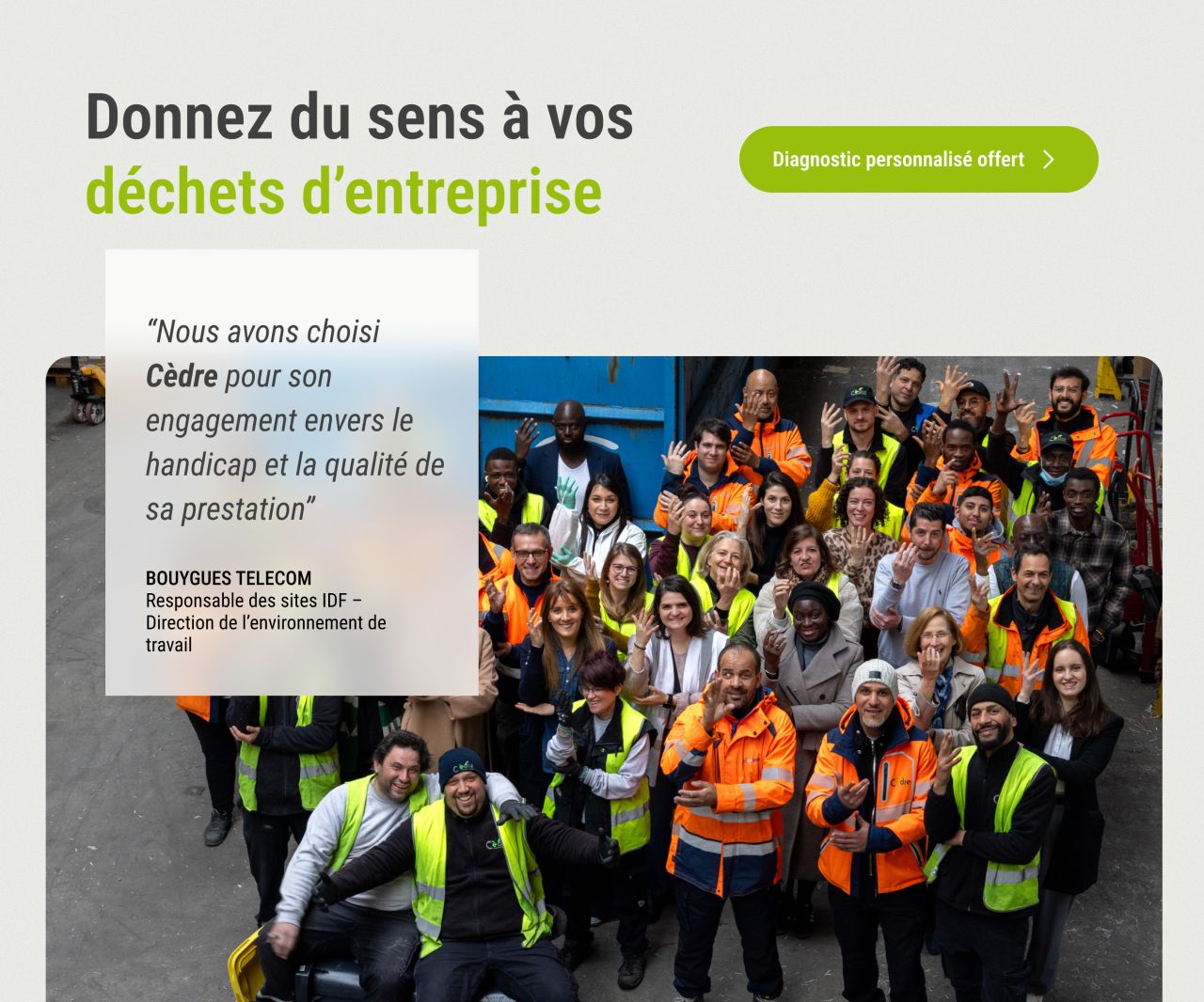 CEDRE - Recyclage solidaire ad