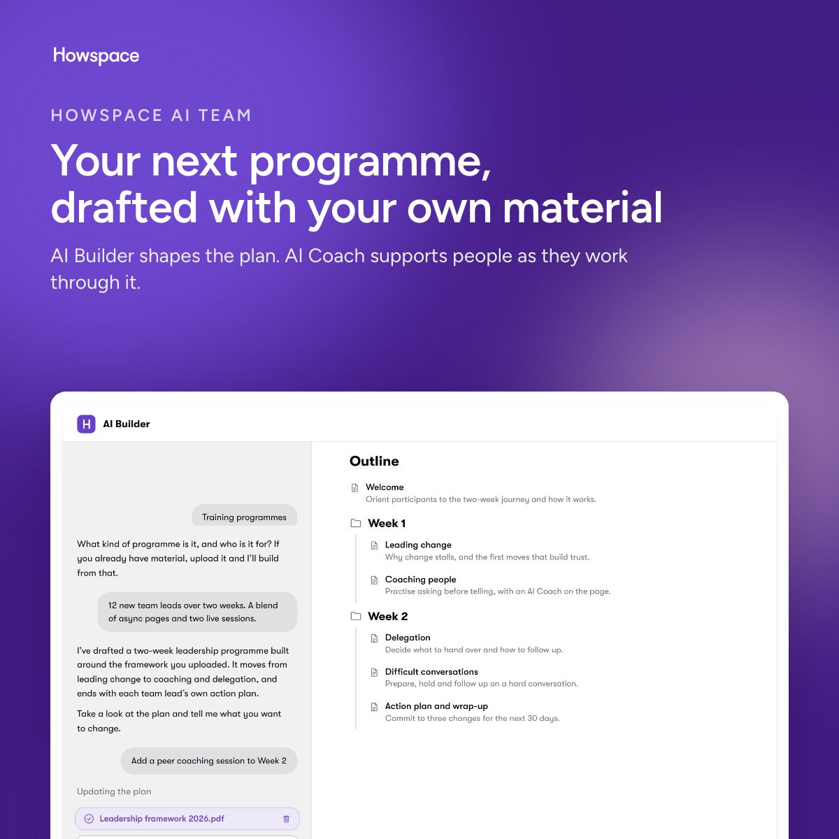 Howspace ad